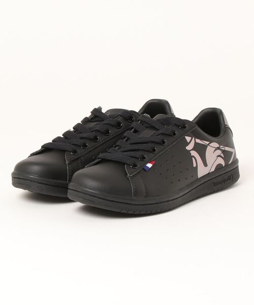 le coq sportif（ルコックスポルティフ）の「《le coq sportif》LA ﾛ-ﾗﾝ SL BL（スニーカー・レディース・ホワイト系その他/ホワイト×シルバー/ブラック・24.0cm/25.0cm/23.5cm/24.5cm/23.0cm/22.5cm）」の3枚目の写真
