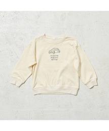 【表コットン毛玉バイバイ】アソートステッチ刺繍ドロップスエット