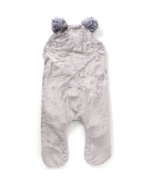 BREEZE（ブリーズ）の「アニマルベビーバギーウォーマー（おくるみ・キッズ・アイボリー/ベージュ/グレー・80）」の10枚目の写真