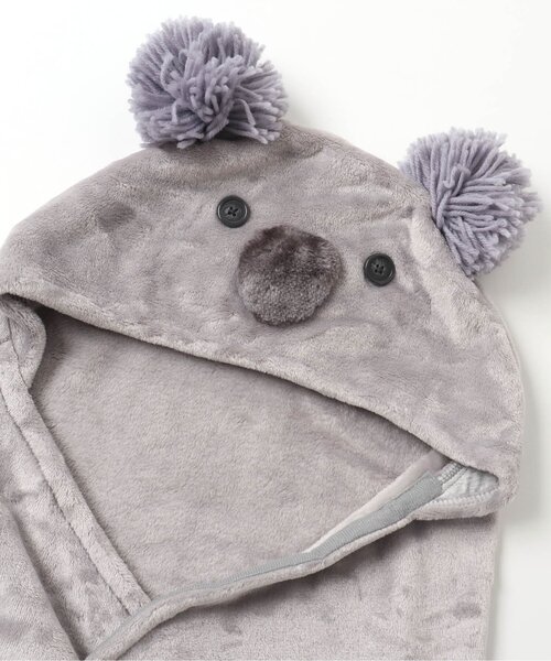 BREEZE（ブリーズ）の「アニマルベビーバギーウォーマー（おくるみ・キッズ・アイボリー/ベージュ/グレー・80）」の12枚目の写真