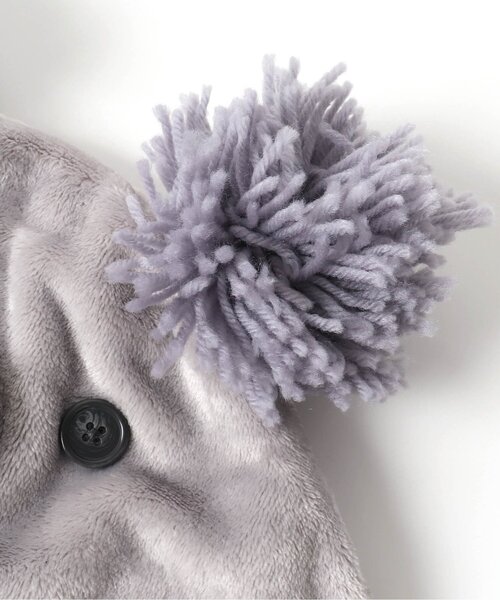 BREEZE（ブリーズ）の「アニマルベビーバギーウォーマー（おくるみ・キッズ・アイボリー/ベージュ/グレー・80）」の13枚目の写真