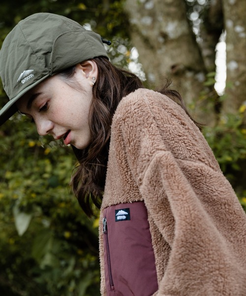 OUTDOOR PRODUCTS（アウトドアプロダクツ）の「【OUTDOOR PRODUCTS/アウトドアプロダクツ】防風ボアトレーナー クルーネック ワンポイントブランドロゴ（スウェット・メンズ・ベージュ/グレー/アイボリー/ブラック・LARGE/MEDIUM/X-LARGE）」の9枚目の写真