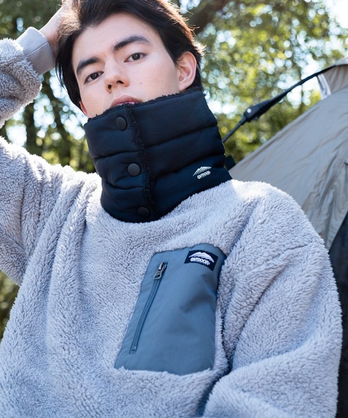 OUTDOOR PRODUCTS（アウトドアプロダクツ）の「【OUTDOOR PRODUCTS/アウトドアプロダクツ】防風ボアトレーナー クルーネック ワンポイントブランドロゴ（スウェット・メンズ・ベージュ/グレー/アイボリー/ブラック・LARGE/MEDIUM/X-LARGE）」の21枚目の写真