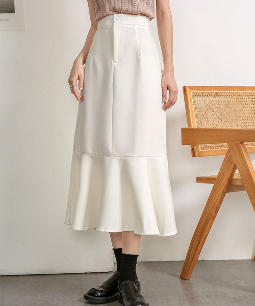 MAISON DE THERESE(メゾン ド テレーズ)の「マーメイドスカート(スカート・レディース・ブラック/ホワイト/イエロー・L/M/S)」の12枚目の写真