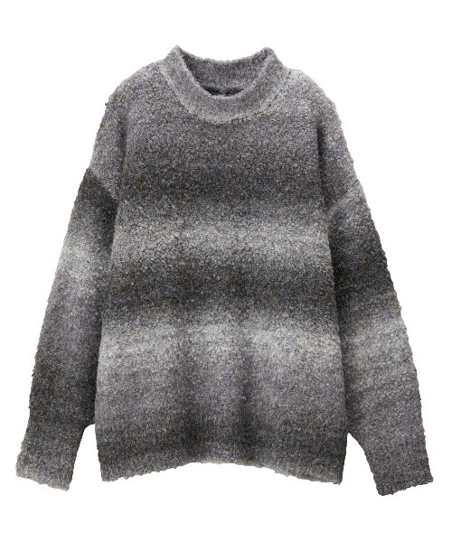 GeeRA（ジーラ）の「マーブルカラーニットプルオーバー（ニット/セーター・レディース・ブルー/グレー/パープル/ピンク・MEDIUM/X-LARGE/LARGE）」の7枚目の写真