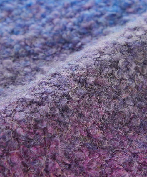 GeeRA（ジーラ）の「マーブルカラーニットプルオーバー（ニット/セーター・レディース・ブルー/グレー/パープル/ピンク・MEDIUM/X-LARGE/LARGE）」の5枚目の写真