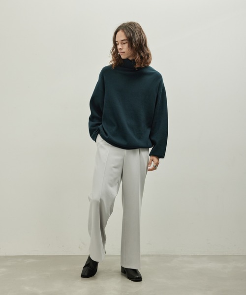 JUNRED（ジュンレッド）の「PBTビッグタートルニット（ニット/セーター・メンズ・ライトグレー/ブラック/ダークグリーン/ベージュ系その他/ブラウン系その他2/チャコールグレー/ブラウン系その他3・S/M/L）」の21枚目の写真