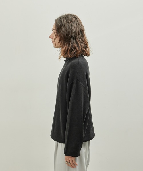 JUNRED（ジュンレッド）の「PBTビッグタートルニット（ニット/セーター・メンズ・ライトグレー/ブラック/ダークグリーン/ベージュ系その他/ブラウン系その他2/チャコールグレー/ブラウン系その他3・S/M/L）」の20枚目の写真