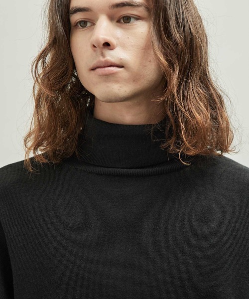 JUNRED（ジュンレッド）の「PBTビッグタートルニット（ニット/セーター・メンズ・ライトグレー/ブラック/ダークグリーン/ベージュ系その他/ブラウン系その他2/チャコールグレー/ブラウン系その他3・S/M/L）」の18枚目の写真