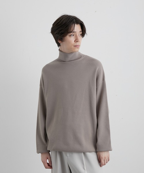 JUNRED（ジュンレッド）の「PBTビッグタートルニット（ニット/セーター・メンズ・ライトグレー/ブラック/ダークグリーン/ベージュ系その他/ブラウン系その他2/チャコールグレー/ブラウン系その他3・S/M/L）」の13枚目の写真