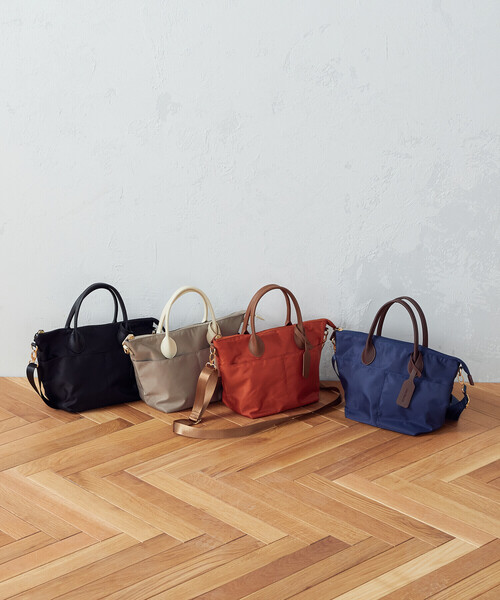 MONO　COMME CA（モノコムサ）の「ショルダー付き ミニボストンバッグ（ショルダーバッグ・レディース・ブラック/ライトグレー/ネイビー/テラコッタ・FREE）」の12枚目の写真