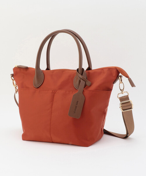 MONO　COMME CA（モノコムサ）の「ショルダー付き ミニボストンバッグ（ショルダーバッグ・レディース・ブラック/ライトグレー/ネイビー/テラコッタ・FREE）」の20枚目の写真