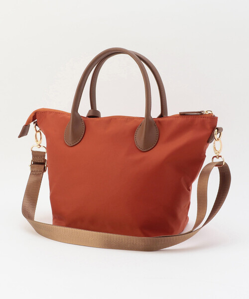 MONO　COMME CA（モノコムサ）の「ショルダー付き ミニボストンバッグ（ショルダーバッグ・レディース・ブラック/ライトグレー/ネイビー/テラコッタ・FREE）」の21枚目の写真