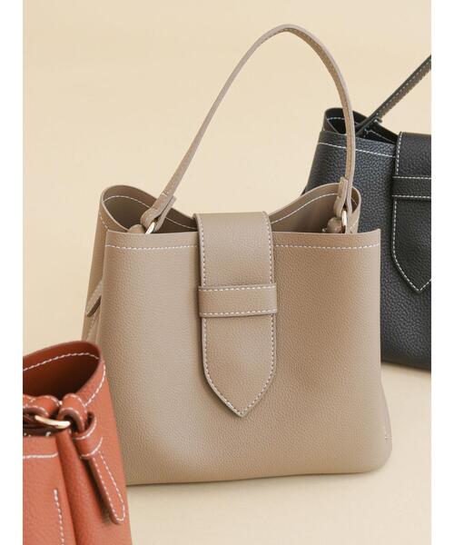 Te chichi（テチチ）の「2WAYミニバック（ハンドバッグ・レディース・ブラック/ベージュ/オレンジ・ﾌﾘ-）」の17枚目の写真