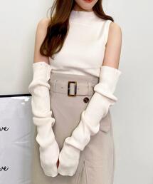 INGNI | 2WAY袖ボタンノースリニット(ニット/セーター)