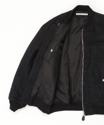ジャケット [JOHNLAWRENCESULLIVAN]NYLON STACKED BOMBER JACKET/BROWN 1B013-0324-22_BRN_1-Photoroom.