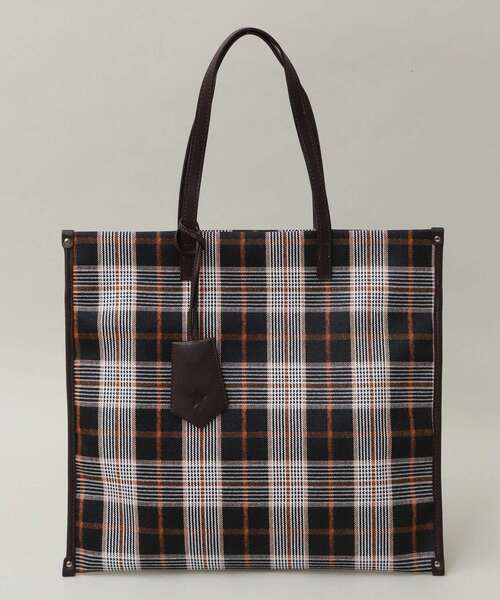 CONVERSE TOKYO（コンバーストウキョウ）の「チェック柄 トートバッグ（トートバッグ・レディース・グレー/キャメル/ピンク・FREE）」の5枚目の写真