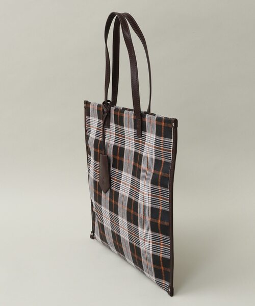CONVERSE TOKYO（コンバーストウキョウ）の「チェック柄 トートバッグ（トートバッグ・レディース・グレー/キャメル/ピンク・FREE）」の9枚目の写真