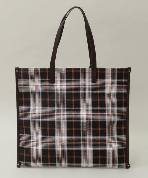 CONVERSE TOKYO（コンバーストウキョウ）の「チェック柄 トートバッグ（トートバッグ・レディース・グレー/キャメル/ピンク・FREE）」の10枚目の写真