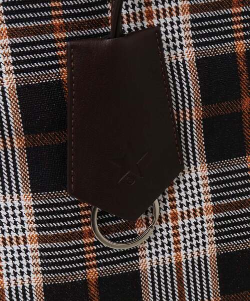 CONVERSE TOKYO（コンバーストウキョウ）の「チェック柄 トートバッグ（トートバッグ・レディース・グレー/キャメル/ピンク・FREE）」の12枚目の写真