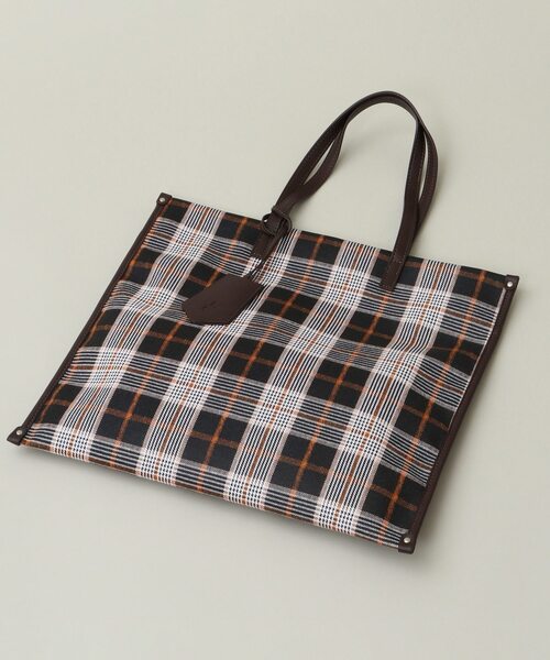CONVERSE TOKYO（コンバーストウキョウ）の「チェック柄 トートバッグ（トートバッグ・レディース・グレー/キャメル/ピンク・FREE）」の13枚目の写真