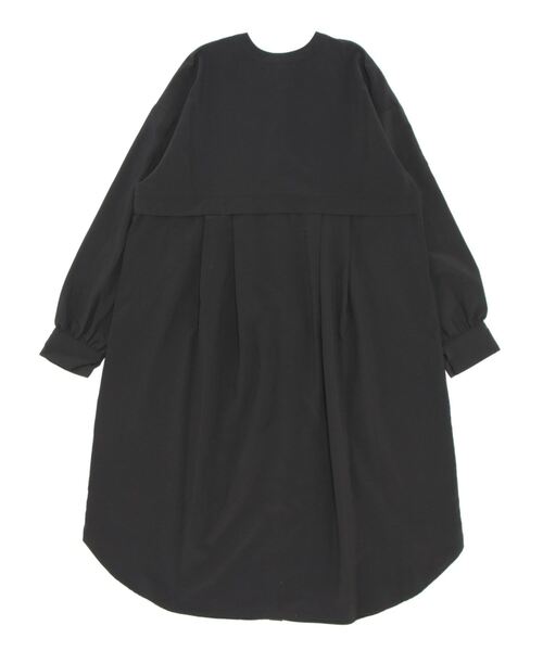 Samansa Mos2 blue（サマンサモスモスブルー）の「レイヤード風シャツワンピース（ワンピース・レディース・カーキ/チャコール/キナリ・ﾌﾘ-）」の17枚目の写真