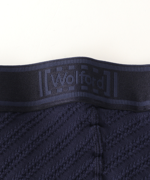 Wolford（ウォルフォード）の「【WOLFORD/ウォルフォード】3D Geometric タイツ（タイツ/ストッキング・レディース・ネイビー・SMALL）」の2枚目の写真