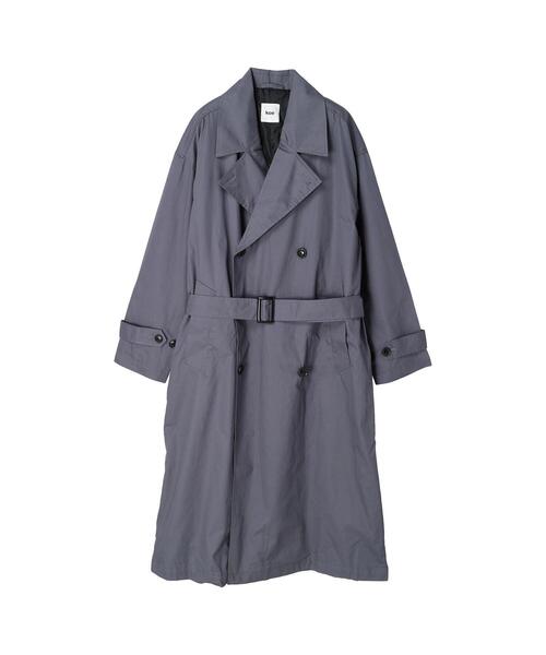 koe(コエ)の「【ユニセックス】オーバーサイズトレンチコート(トレンチコート・レディース・サックスブルー/ベージュ・FREE)」の20枚目の写真