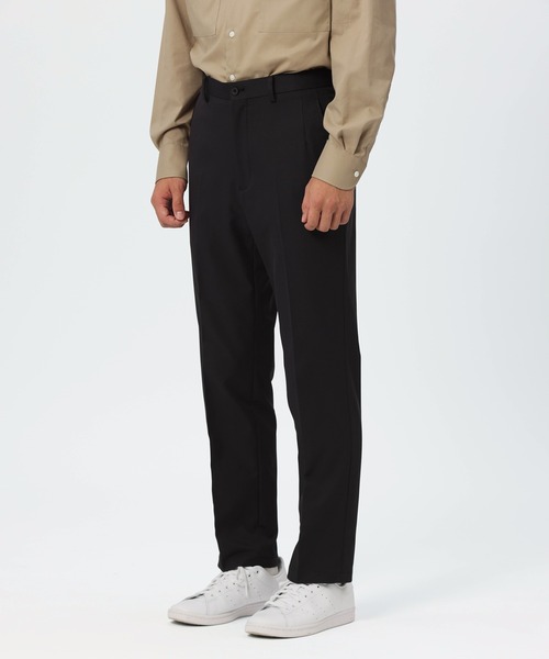【セール】SOLOTEX HEAT ENERGY/BLACKノータックスリムテーパードパンツ(その他パンツ)|KASHIYAMA(カシヤマ) 【セール】SOLOTEX HEAT ENERGY/BLACKノータックスリムテーパードパンツ(その他パンツ)|KASHIYAMA(カシヤマ)
