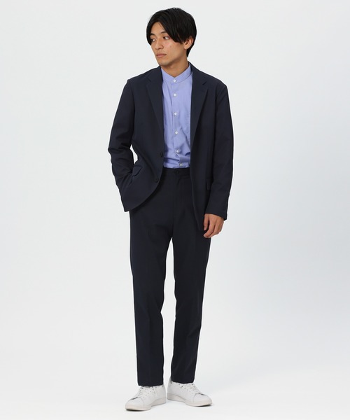 【セール】SOLOTEX HEAT ENERGY/BLACKノータックスリムテーパードパンツ(その他パンツ)|KASHIYAMA(カシヤマ) 【セール】SOLOTEX HEAT ENERGY/BLACKノータックスリムテーパードパンツ(その他パンツ)|KASHIYAMA(カシヤマ)