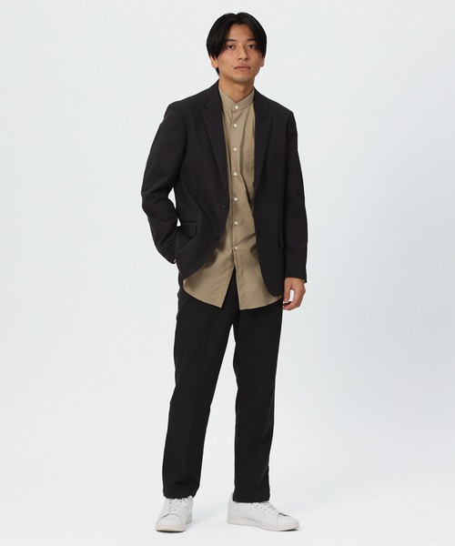 【セール】SOLOTEX HEAT ENERGY/BLACKノータックスリムテーパードパンツ(その他パンツ)|KASHIYAMA(カシヤマ) 【セール】SOLOTEX HEAT ENERGY/BLACKノータックスリムテーパードパンツ(その他パンツ)|KASHIYAMA(カシヤマ)