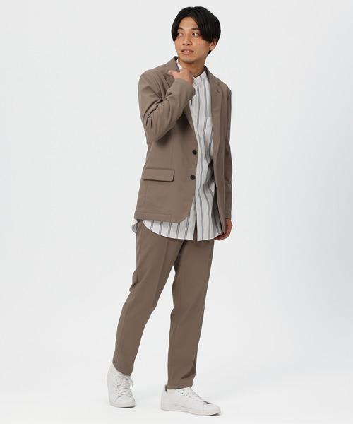 【セール】SOLOTEX HEAT ENERGY/BLACKノータックスリムテーパードパンツ(その他パンツ)|KASHIYAMA(カシヤマ) 【セール】SOLOTEX HEAT ENERGY/BLACKノータックスリムテーパードパンツ(その他パンツ)|KASHIYAMA(カシヤマ)