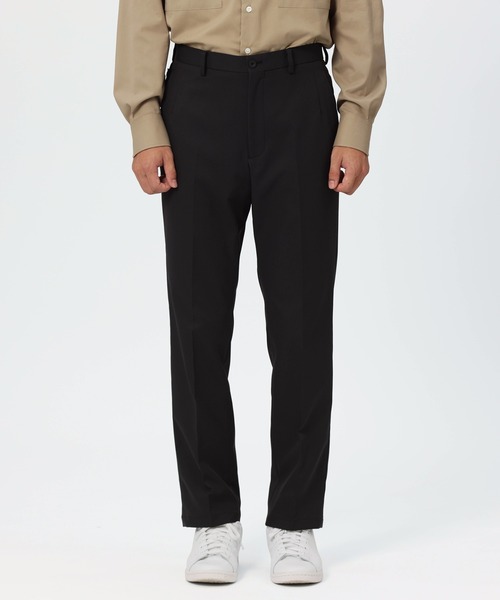 【セール】SOLOTEX HEAT ENERGY/BLACKノータックスリムテーパードパンツ(その他パンツ)|KASHIYAMA(カシヤマ) 【セール】SOLOTEX HEAT ENERGY/BLACKノータックスリムテーパードパンツ(その他パンツ)|KASHIYAMA(カシヤマ)