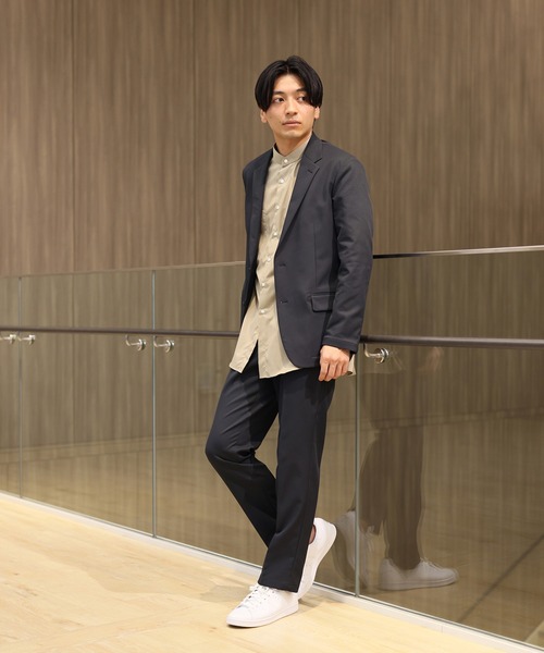 【セール】SOLOTEX HEAT ENERGY/BLACKノータックスリムテーパードパンツ(その他パンツ)|KASHIYAMA(カシヤマ) 【セール】SOLOTEX HEAT ENERGY/BLACKノータックスリムテーパードパンツ(その他パンツ)|KASHIYAMA(カシヤマ)