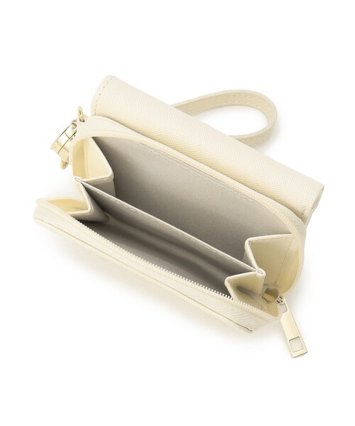 PINK-latte（ピンクラテ）の「リール付きウォレット（財布・キッズ・アイボリー/ブラック/グリーン・00）」の8枚目の写真