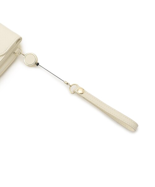 PINK-latte（ピンクラテ）の「リール付きウォレット（財布・キッズ・アイボリー/ブラック/グリーン・00）」の9枚目の写真