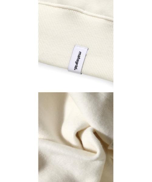 MAHAGRID(マハグリッド)の「『mahagrid/マハグリッド』WISHES SWEATSHIRT/ウィッシュ SWT スウェット(スウェット・メンズ・アイボリー/ライトグレー・M/L)」の6枚目の写真