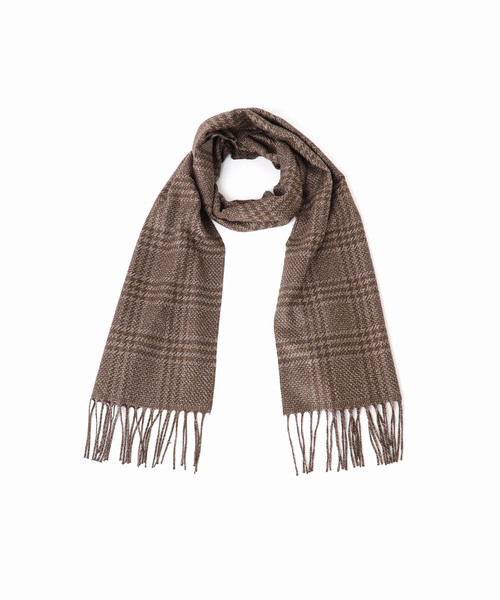 PIACENZA(ピアチェンツァ)の「【PIACENZA / ピアチェンツァ】URAS ハウンドトゥース マフラー(マフラー・メンズ・ブラック/チャコールグレー/ブラウン・FREE)」の16枚目の写真