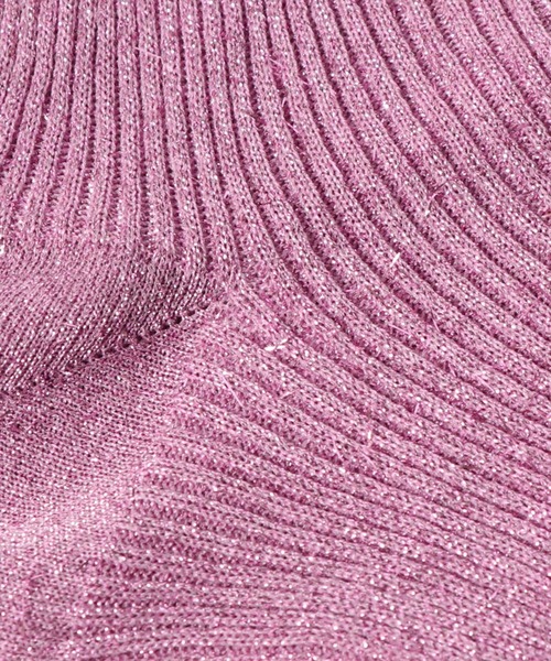 Bresciani（ブレシアニ）の「BRESCIANI / ソックス（ソックス/靴下・レディース・オフホワイト/シルバー/ピンク・FREE）」の4枚目の写真