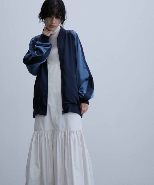 ADAM ET ROPE スカジャン EUPHORIA ユニセックス ネイビー セール 50%OFF】《新色追加》【WEB限定】スカジャン \EUPHORIA