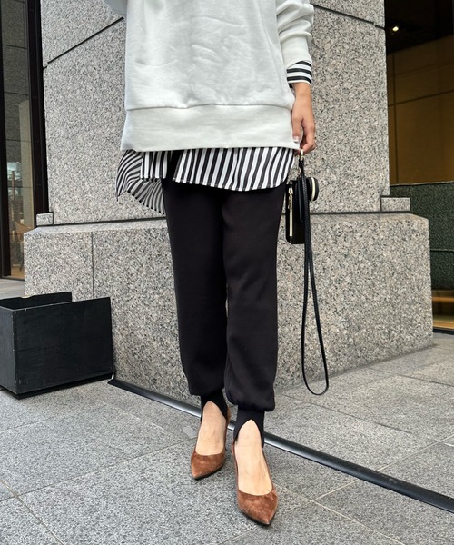 DouDou（ドゥドゥ）の「ニットジョグパンツ（その他パンツ