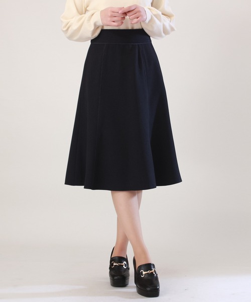 ASTORIA ODIER（アストリアオディール）の「配色パイピングフレアスカート（スカート・レディース・ネイビー/ピンク/ベージュ・SMALL/X-SMALL/MEDIUM/LARGE）」の9枚目の写真