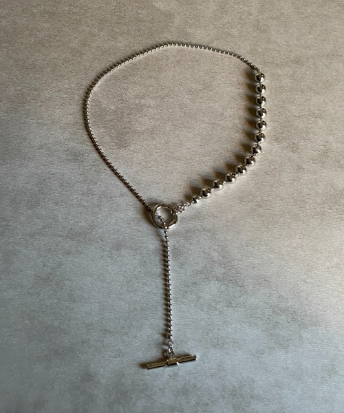 ciite'（シーテ）の「ボールチェーン マンテルネックレス（ネックレス・レディース・シルバー/ゴールド・FREE）」の2枚目の写真