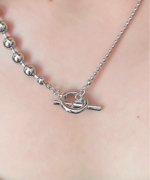 ciite'（シーテ）の「ボールチェーン マンテルネックレス（ネックレス・レディース・シルバー/ゴールド・FREE）」の9枚目の写真