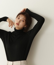 N.（N. Natural Beauty Basic） | 【追加生産】◆ハイネックインナーカットソー(Tシャツ/カットソー)