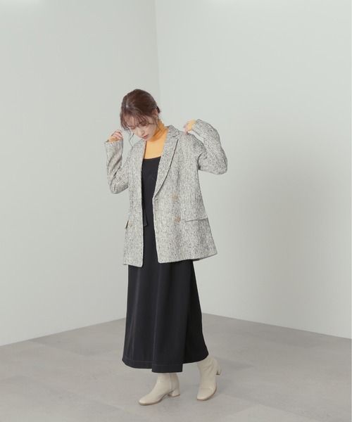 N.(N. Natural Beauty Basic)(エヌエヌナチュラルビューティーベーシック)の「【追加生産】◆ハイネックインナーカットソー(Tシャツ/カットソー・レディース・オフホワイト/ブラック/ライトグリーン/オレンジ・MEDIUM)」の19枚目の写真