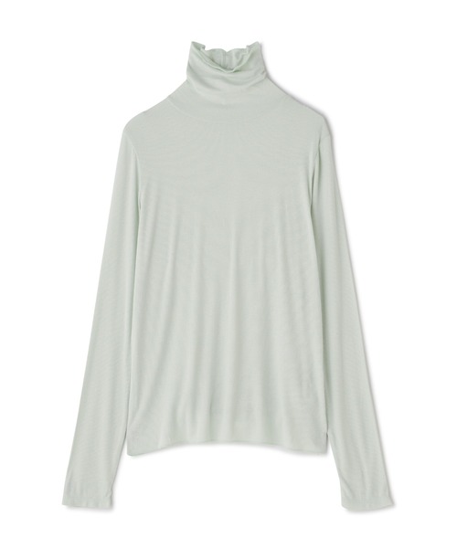 N.(N. Natural Beauty Basic)(エヌエヌナチュラルビューティーベーシック)の「【追加生産】◆ハイネックインナーカットソー(Tシャツ/カットソー・レディース・オフホワイト/ブラック/ライトグリーン/オレンジ・MEDIUM)」の22枚目の写真