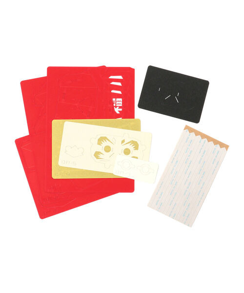 bog craft（ボグクラフト）の「bog craft / KAKU KAKU 福 だるま 小（インテリア雑貨・メンズ・レッド/ゴールド・ONE SIZE）」の3枚目の写真