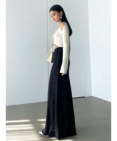 EMODA（エモダ）の「ナローマキシスカート（スカート・レディース・ブラック/グレー・FREE）」の10枚目の写真