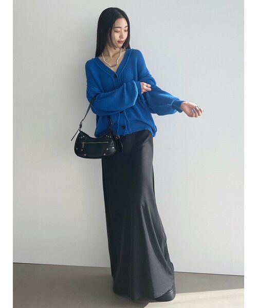 EMODA（エモダ）の「ナローマキシスカート（スカート・レディース・ブラック/グレー・FREE）」の13枚目の写真